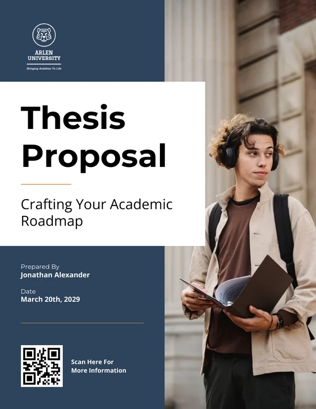 Thesis Proposal Template - Page 1