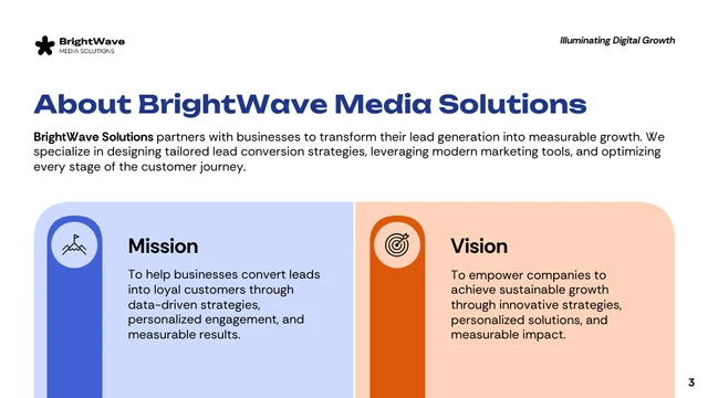 Lead Conversion Strategies Corporate Presentation - Página 3