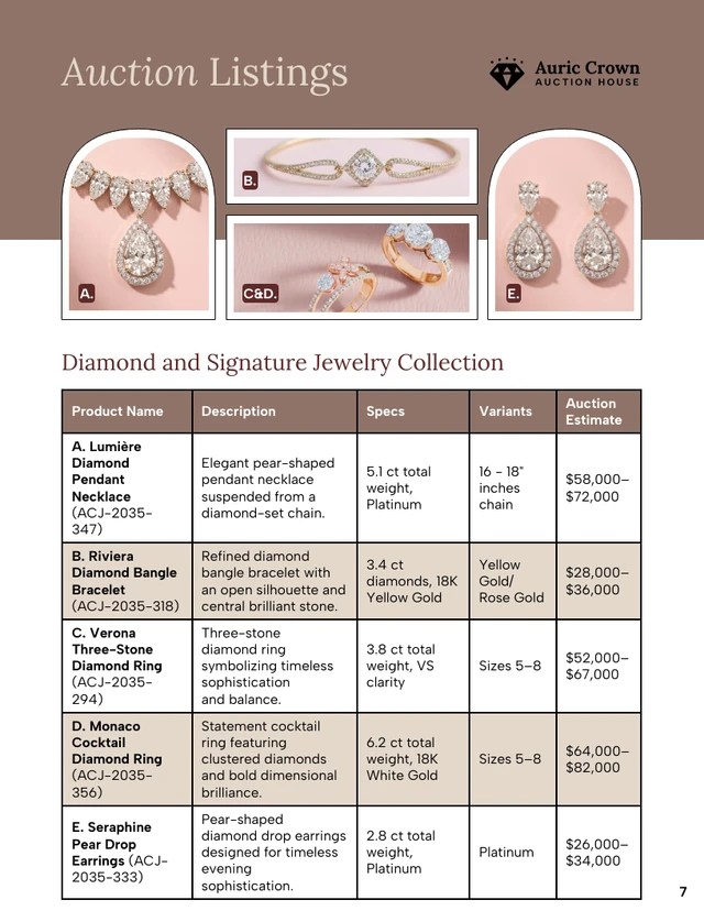 Auction House Fine Jewelry Catalog - Página 7