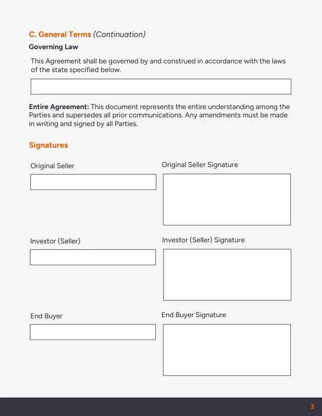 Double Closing Contract Template - Página 3
