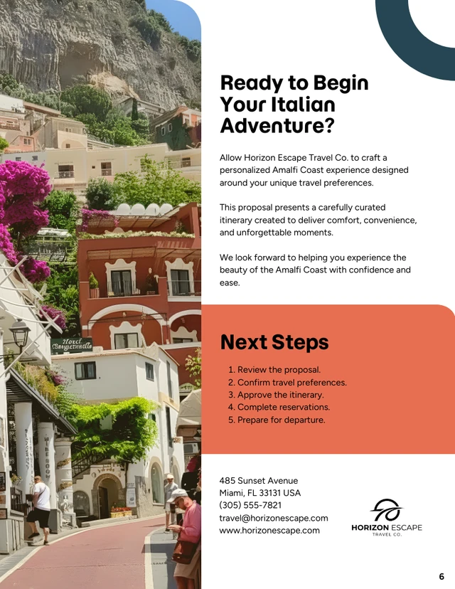 Travel Agent Proposal Template - صفحة 6