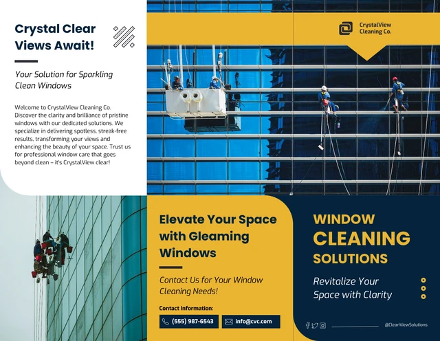 Window Cleaning Solutions Brochure - Page 1