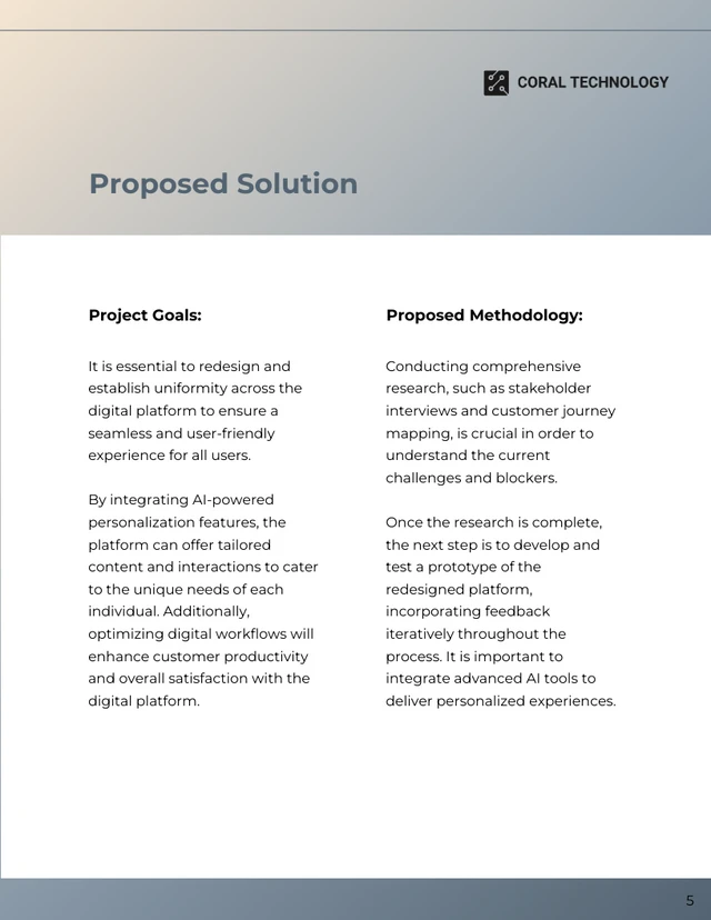 Client Project Proposal Template - Página 5