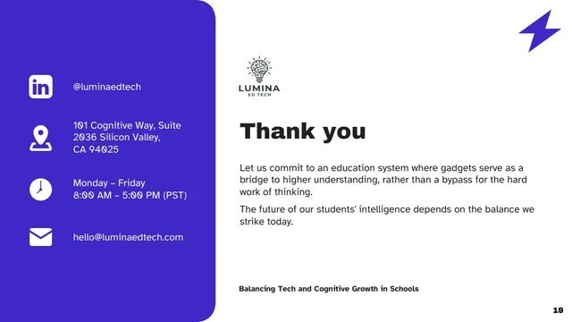 Modern EdTech Cognitive Growth Presentation Template - Page 19