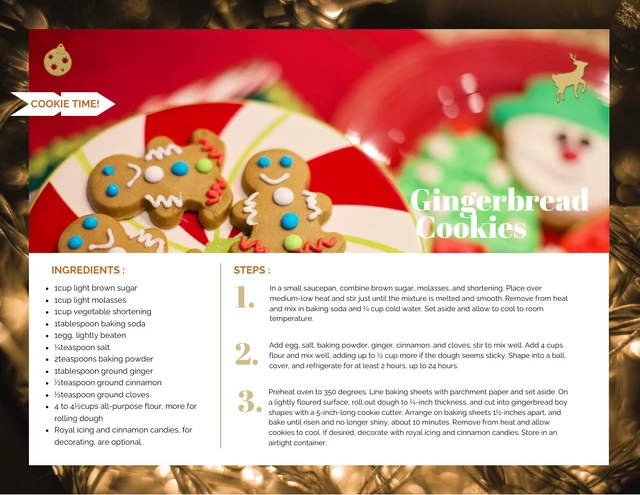 Christmas Cooking Recipe Presentation - Page 4