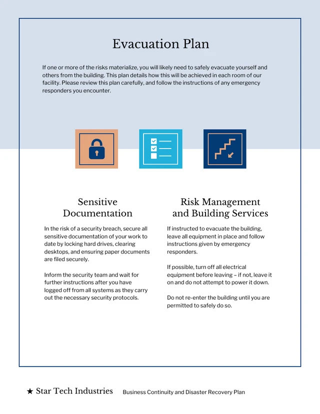 Business Continuity and Disaster Recovery Plan Template - Page 6