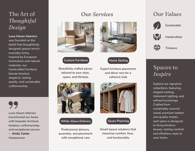 Single Gate Fold Brochure - Page 2