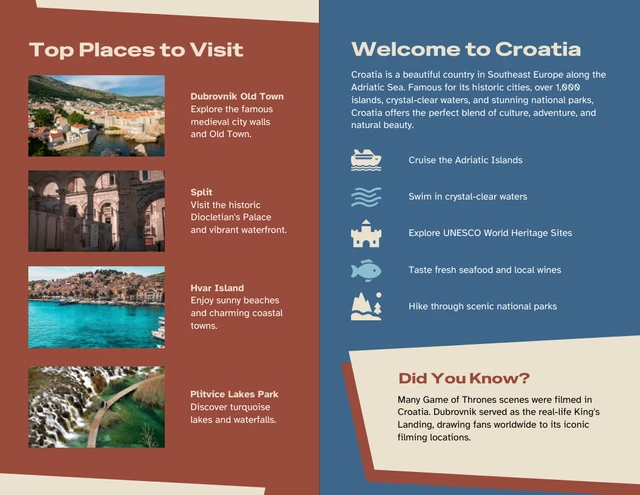 Croatia Travel Brochure - Page 2