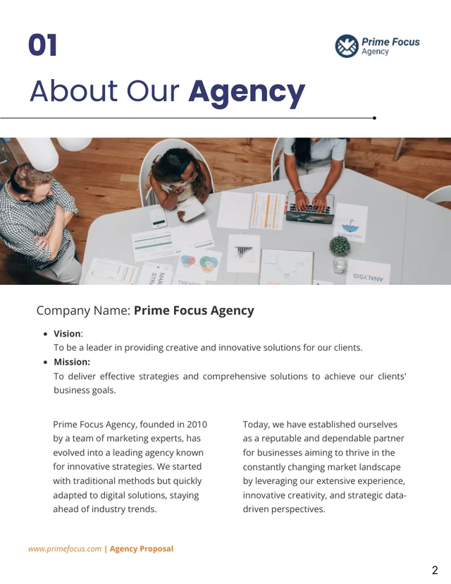 Agency Proposal Template - Página 2