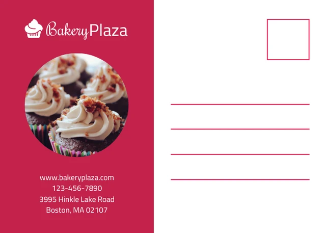 Sweet Bakery Business Postcard - صفحة 2