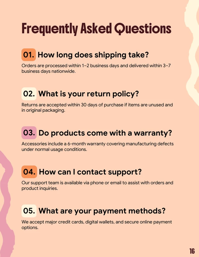 Pet Care Product Catalog Template - Página 16