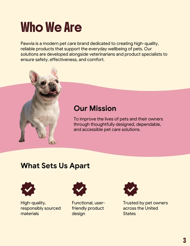 Pet Care Product Catalog Template - Página 3