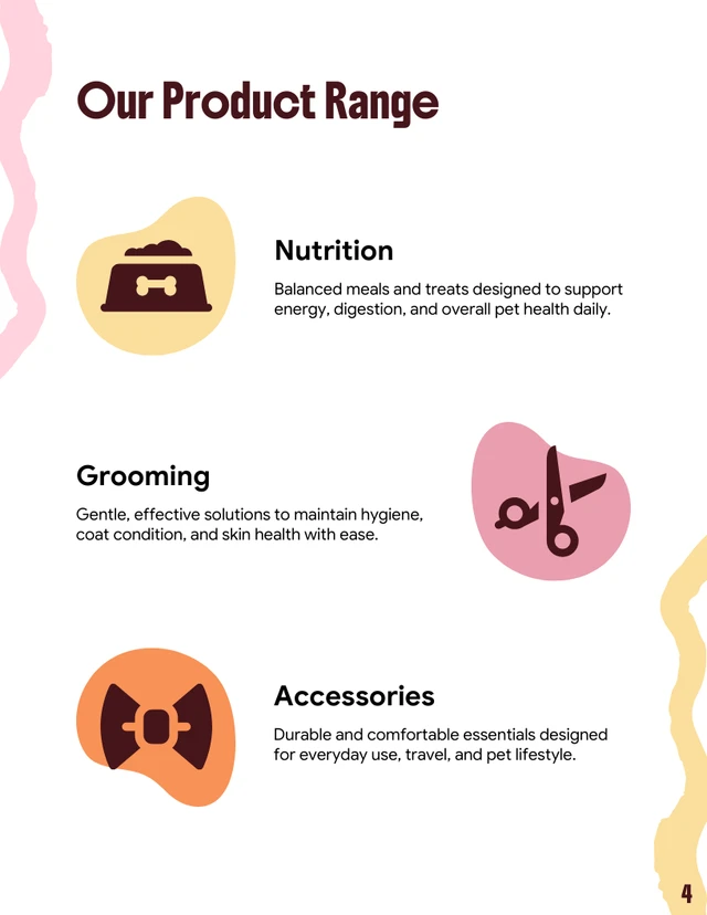 Pet Care Product Catalog Template - Página 4