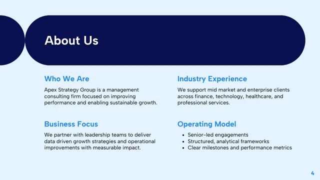 Business Growth Presentation Template - صفحة 4