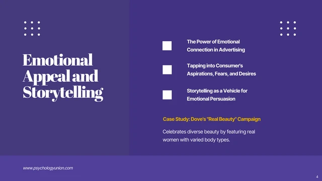 Purple Modern Simple Advertising Presentation - Página 4