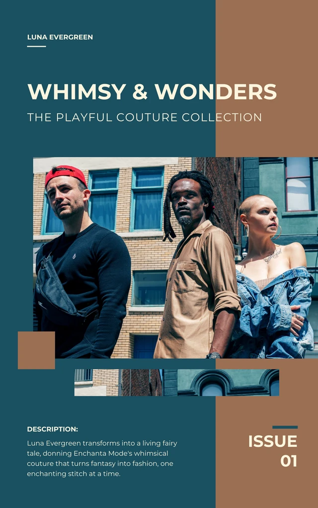 Modern Aesthetic Fashion Book Cover Template
