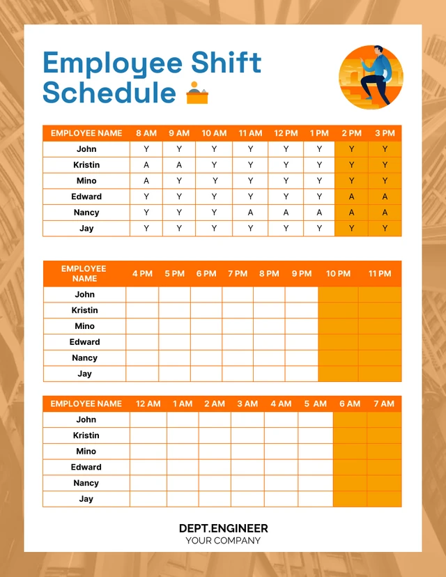 free excel shift schedule template
