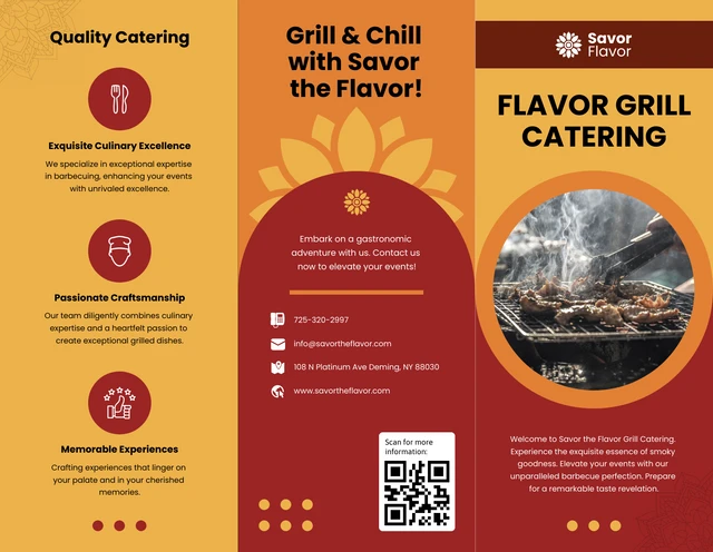 BBQ and Grill Catering Brochure - Page 1