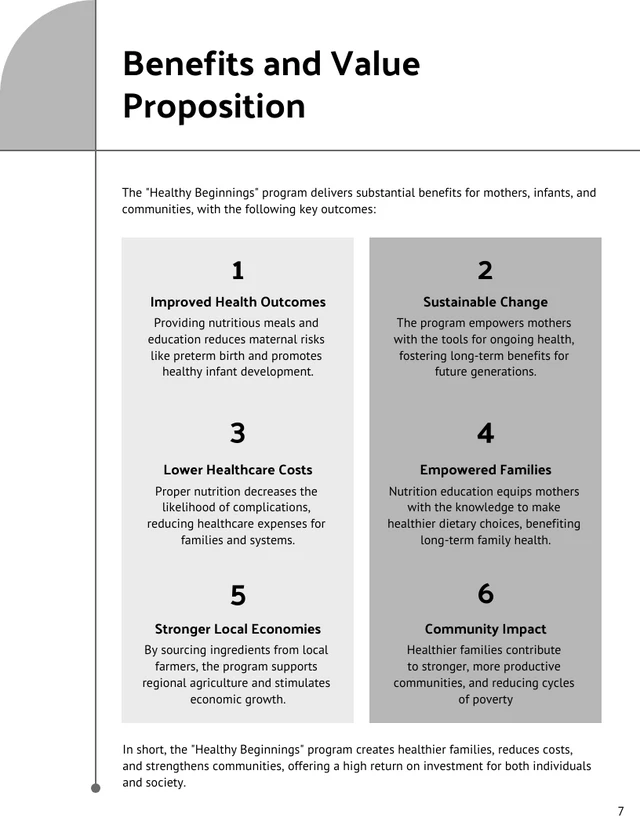 Pilot Project Grant Proposal - Seite 7