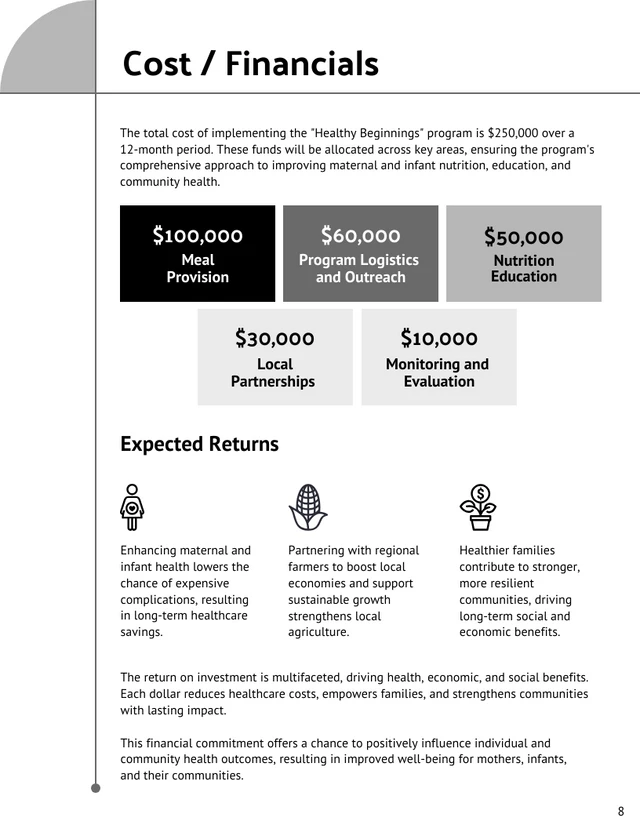 Pilot Project Grant Proposal - صفحة 8