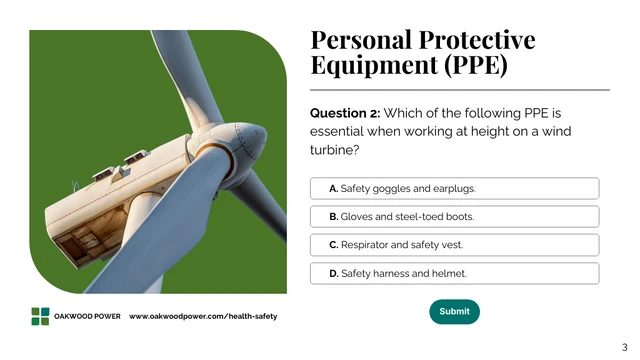 Company Health and Safety Quiz Presentation - page 3