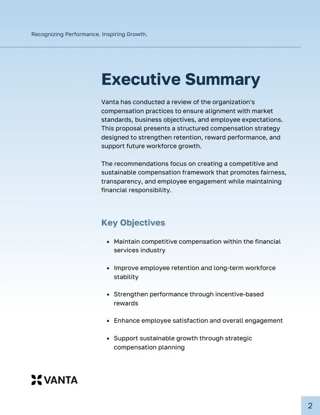 Compensation Proposal Template - صفحة 2