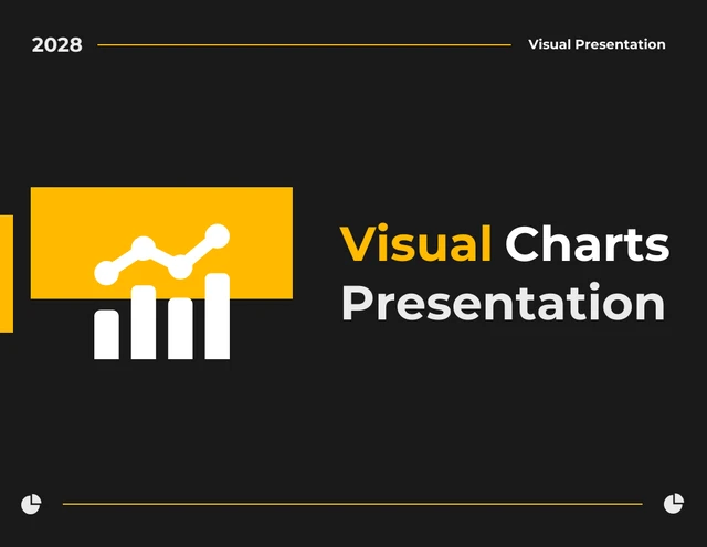 Black, White & Yellow Modern Visual Chart Presentation - page 1