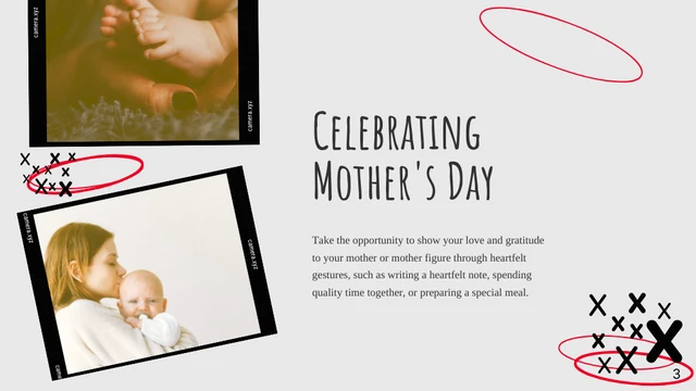 Gray And Red Simple Mother's Day Presentation - Pagina 3