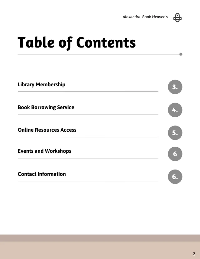 Library Card Catalog Template - page 2