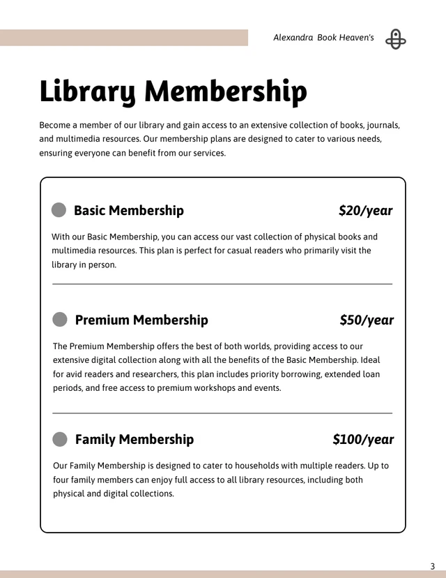 Library Card Catalog Template - Seite 3