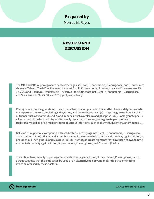 Pale Green Research Proposal Template - Page 6