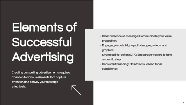 Modern Black Advertising Presentations - Página 3
