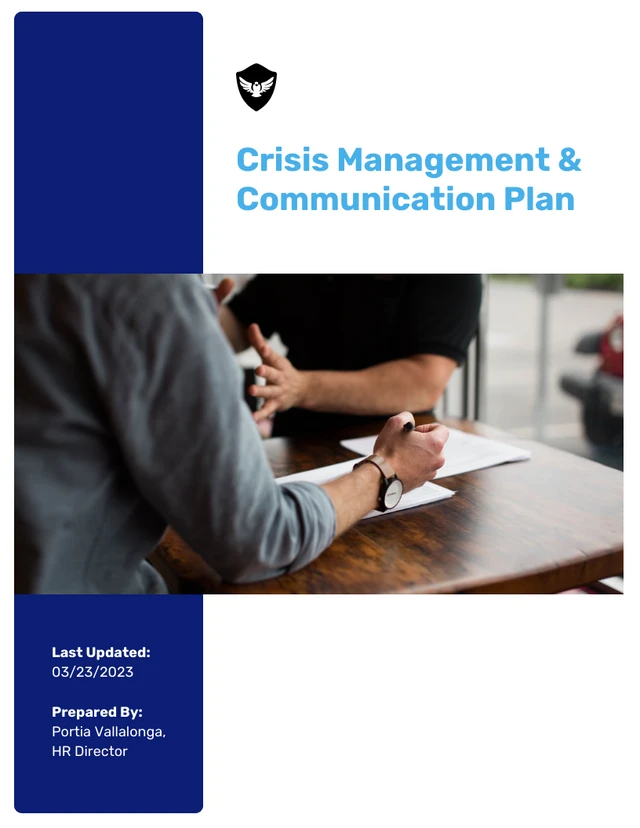Simple Crisis Communications Plan - صفحة 1