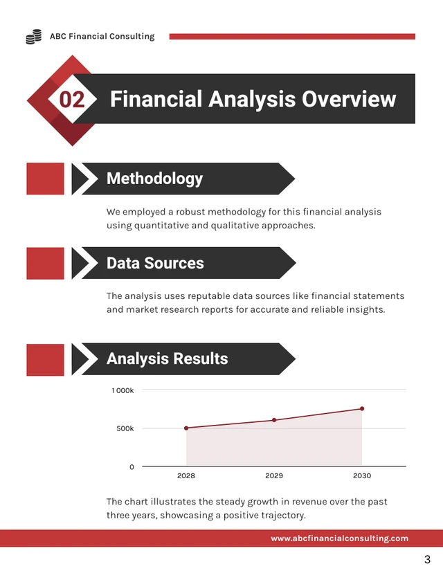 Financial Analysis Consulting Report - Page 3