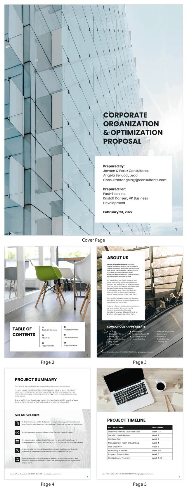 Corporate Business Consulting Proposal