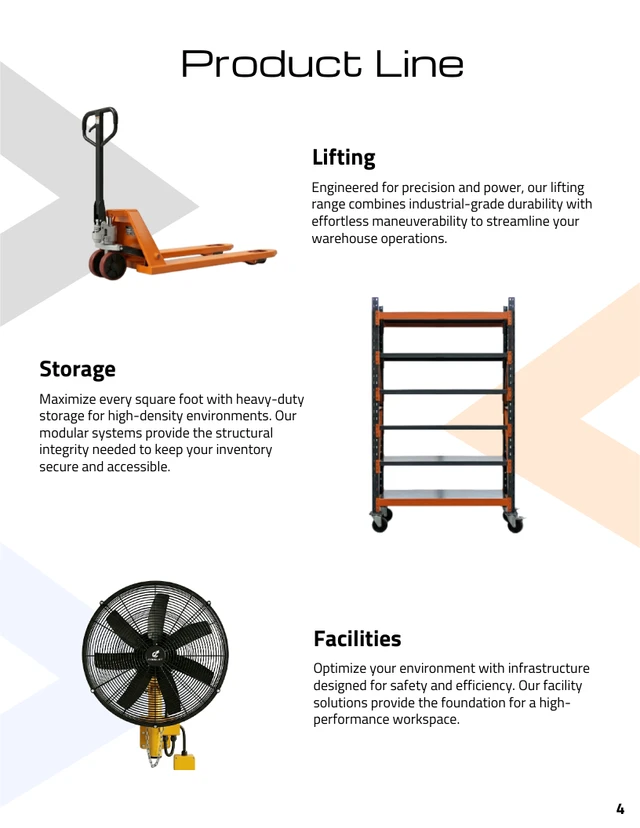 Industrial Equipment Product Catalog - صفحة 4