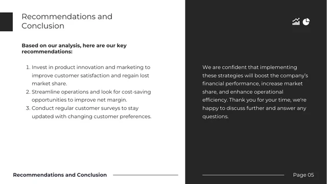 Black And White Clean Consulting Presentation - Page 5