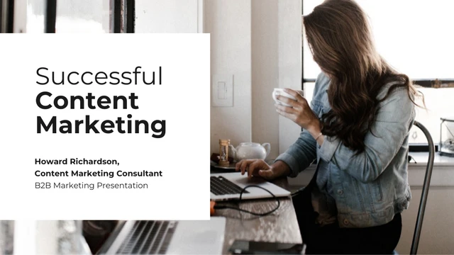 Successful Content Marketing Presentation - Page 1