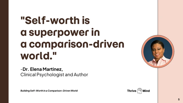Building Self-Worth Keynote Presentation - page 5