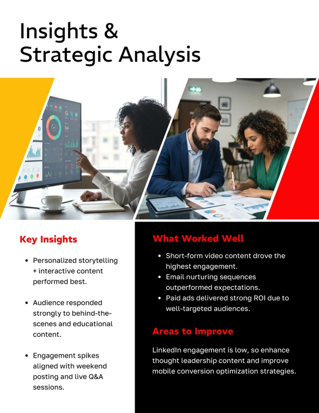 Digital Marketing Performance Report Template - صفحة 4