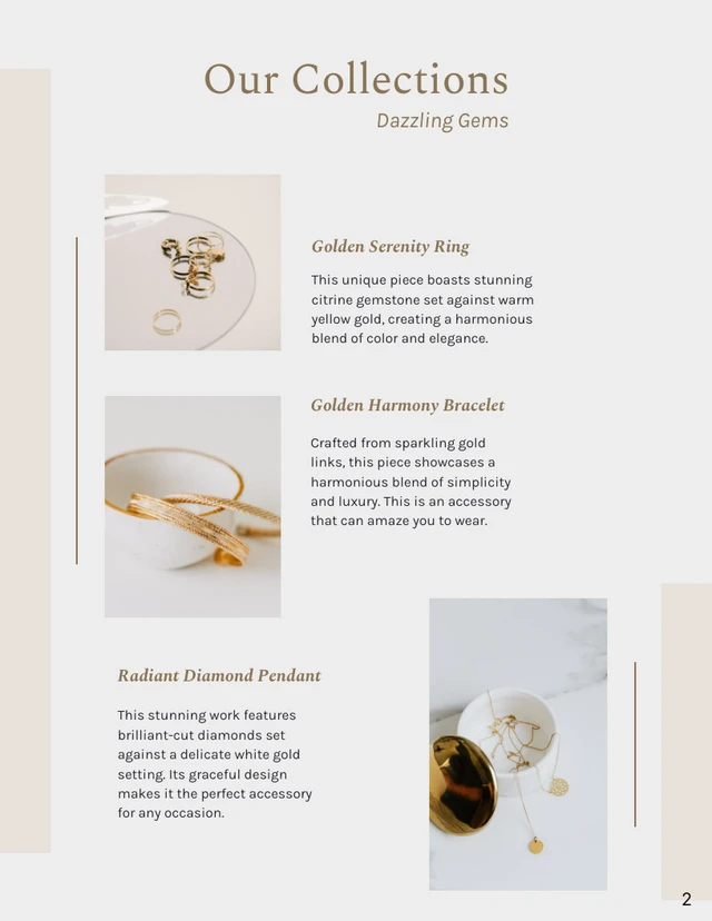Cream Simple Jewellery catalog - Page 2