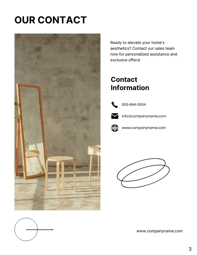 White Minimalist Furniture Catalog - Page 3