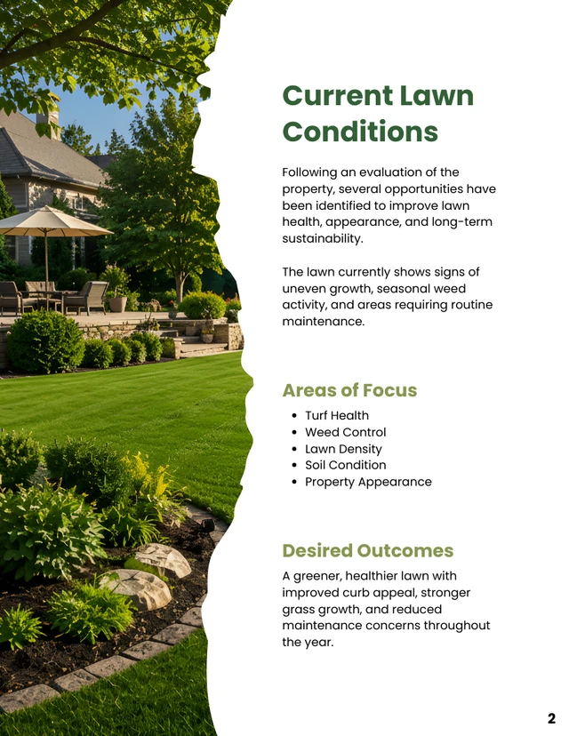 Lawn Care Proposal Template - صفحة 2