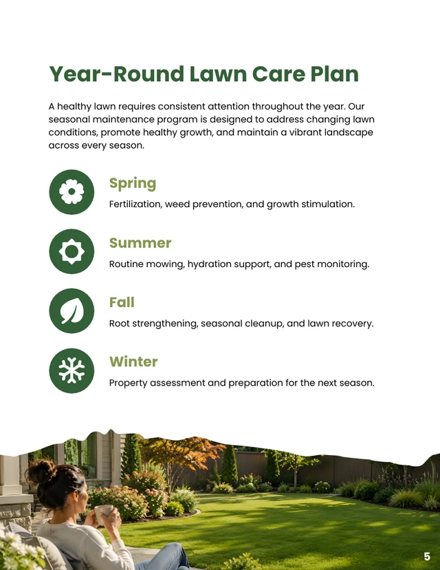 Lawn Care Proposal Template - صفحة 5