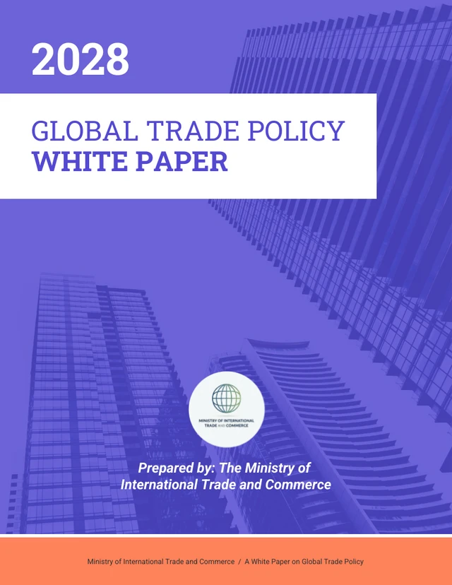 Modern Economic Policy White Paper  - Seite 1