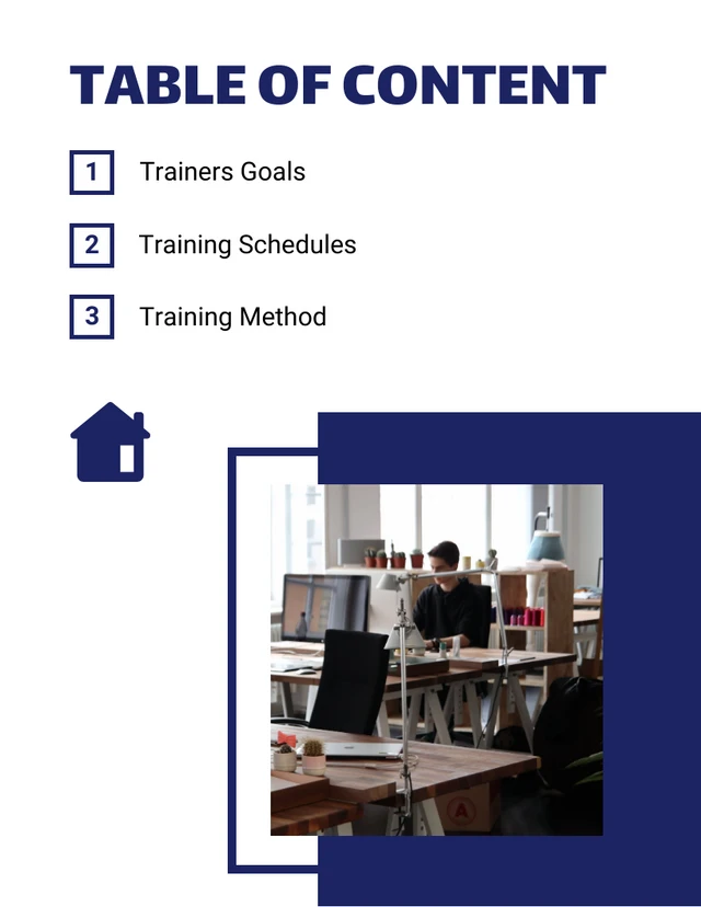 White And Blue Minimalist Elegant Business Consultant Training Plans - Page 2