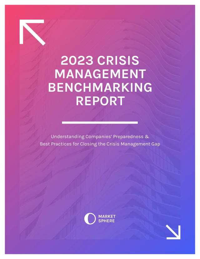 Crisis Management Benchmarking Report - صفحة 1