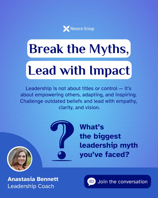Leadership Myths vs. Facts LinkedIn Carousel Post Template - Page 5