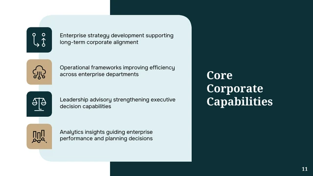 Professional Company Presentation Template - page 11