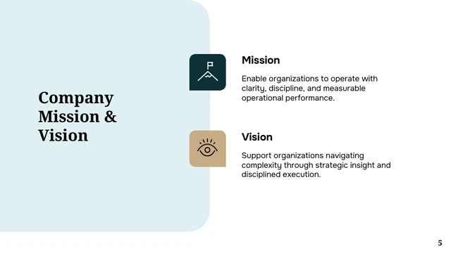 Professional Company Presentation Template - page 5